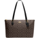 Coach Gallery Tote In Signature Canvas - Gold/Brown Black