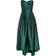 Alfred Sung Strapless High-Low Maxi Dress - Hunter Green