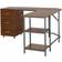 Techni Mobili L-Shape Office Two-Tone Writing Desk 54x59"