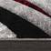 Paco Home Large rug Black, Gray, Red 31.5x59.1"