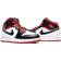 NIKE Air Jordan 1 Mid GS - White/Black/Gym Red