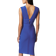 Bebe Plunge Neck Bandage Dress - Cobalt