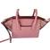 Michael Kors Avril Small Top Zip Satchel Shoulder Crossbody Bag - MK Pink Rose