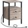 Hoobro Nightstand Bedside Table 15.7x15.7"