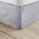 Home Collection Premium Pleated Dust Ruffle Valance Sheet Gray (99.1x205.7cm)