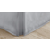 Home Collection Premium Pleated Dust Ruffle Valance Sheet Gray (99.1x205.7cm)