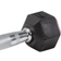 Master Fitness Rubber Chrome Hex Dumbbell 1kg