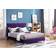 Passion Furniture Maxx Purple Tufted