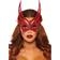 Leg Avenue Glitter Devil Mask Red