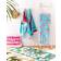 Catherine Lansfield Flamingo Bath Towel Blue, Multicolour (160x76cm)
