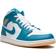 NIKE Air Jordan 1 Mid M - Aquatone/Celestial Gold/White