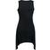 Spiral Goth Bottom Camisole Dress - Black