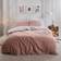 Brentfords Teddy Fleece Funda nórdica Rosa, Gris (198.1x137.2cm)
