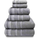 Rapport Luxury Berkley Bath Towel Silver (100x50cm)