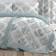 Dreams & Drapes Emily Bedspread White, Blue (230x195cm)