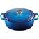 Le Creuset Azure Signature Cast Iron Round med låg