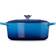 Le Creuset Azure Signature Cast Iron Round med låg