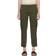 Frame Women's Relaxed Cropped Utility Pants - Washed Green