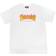 Thrasher Flame Kids T-Shirt white