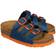 Lico Pantoletten KIDS in marine/orange