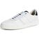 Ferragamo Hamrad Lädersneakers Med Nubuckinsatser - White