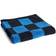 Hay Check Bath Towel Blue