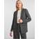 Pieces Kavaj pcBossy LS Loose Striped Blazer Grå