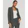 Pieces Kavaj pcBossy LS Loose Striped Blazer Grå
