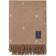 Lexington Signature Star Recycled Wool Plaid Tæppe Hvid, Beige