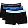 Lacoste 3-er Set Trunks Schwarz mit verschiedenfarbigem Webbund