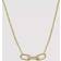 Fossil JF04523710 Gold Tone Cubic Zirconia Necklace J49334