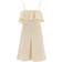 Ganni Beige Ruched Minidress 531 Pale Khaki DK