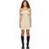 Ganni Beige Ruched Minidress 531 Pale Khaki DK