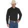 Wrangler Men's Sport Western Basic Two Pocket Long Sleeve Snap Shirt - Black