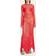 Ferragamo Net Maxi Dress - Red