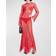 Ferragamo Net Maxi Dress - Red