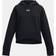 Under Armour Rival Fleece Crop Hoodie - Black/White (1379517_001)
