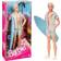 Barbie The Movie Ken Doll Wearing Pastel Pink & Green Striped Beach Matching Set HPJ97