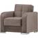 Orlando Brown Sofa 228cm 3Stk.