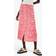 Whistles Women's Blurred Strokes Button Skirt Pink/Multi