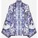 Dolce & Gabbana Majolica-print twill shirt with slits