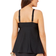 Swimsuits For All Plunge Flared Tankini Top - Black