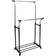 Organize It All Double Adjustable Garment Clothes Rack 33.8x67"