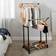 Organize It All Double Adjustable Garment Clothes Rack 33.8x67"