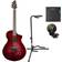 Breedlove Pursuit Exotic S Ce Concert Acoustic-Electric Guitar Pinot Burst