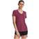 Under Armour Tech Twist Short-Sleeve V-Neck T-Shirt for Ladies Charged Cherry/Rebel Pink/Metallic Silver