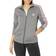 adidas Women's Regular Tricot 3-Stripes Track Jacket - Grey Six Melange