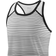 Wilson Girl's Team Striped Tank Top - White/Black