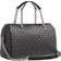 Michael Kors Medium Duffle Satchel - Black/Silver