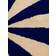 Ferm Living Arch Getufteter Teppich Ø 70 cm - Bright Blue-Off White Beige, Azul 70cm